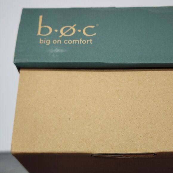 Boc Alder Comfort Bootie Size 10 M Light Gray Faux Leather Block Heels Lace Up - Picture 11 of 13